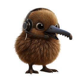 Mascota de soporte de Keywi